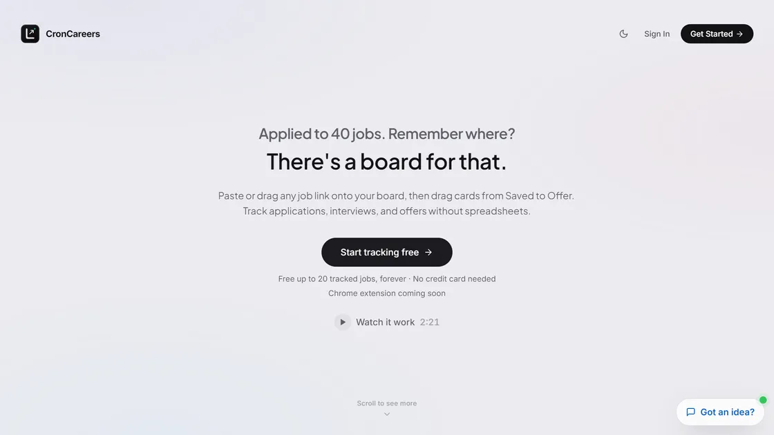 CronCareers: Job Hunting Without the Messy Spreadsheet
